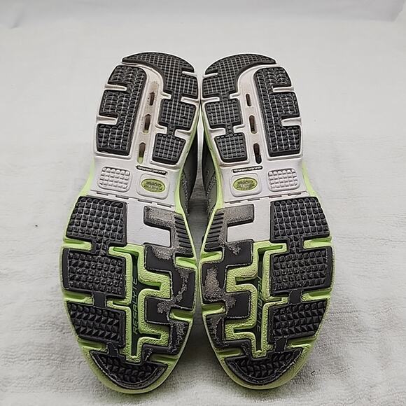 πSKECHERSπKINETIC CORE TONE UP LADIES 11 GREY/LIME GREEN GUC GOOD RUBBER SOLE - Picture 13 of 16
